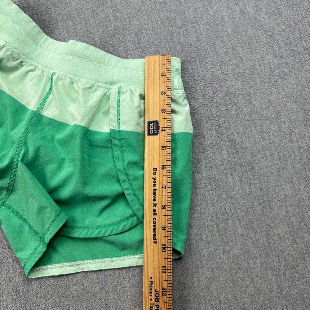 Lululemon Shorts Womens 4 Green Run: Breeze 3" Athletic Active Workout Training - Picture 10 of 13